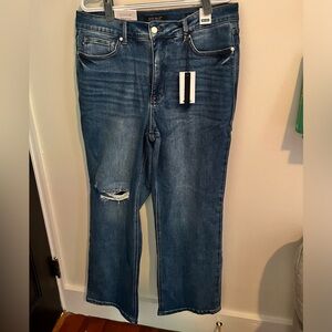 Judy Blue Tummy Control High Waist 90’s Straight Jeans